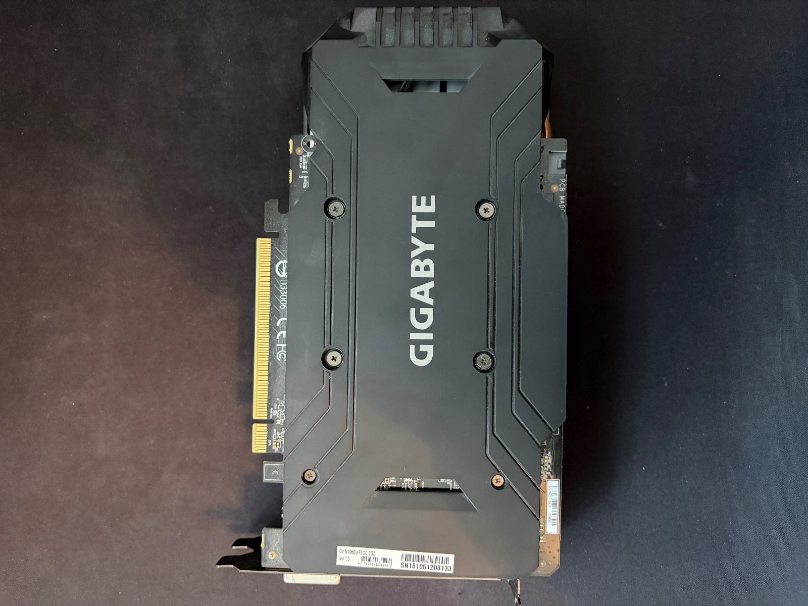 Gigabyte GTX 1060 3GB Windforce OC Graphics Card — photo 2